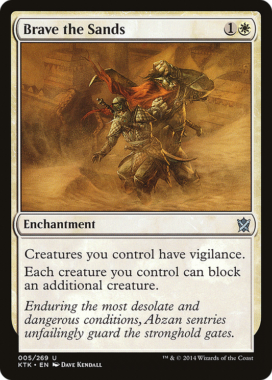 Brave the Sands (KTK-005) (Foil)