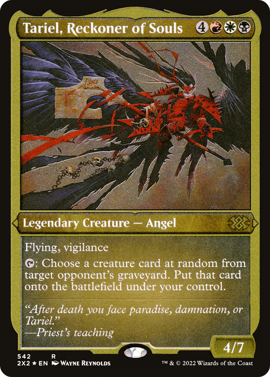 Tariel, Reckoner of Souls (2X2-542) (Etched Foil)