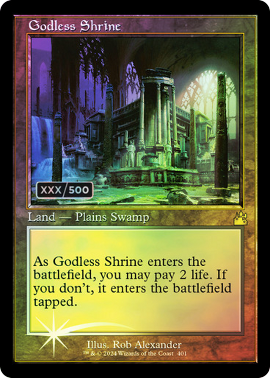 Godless Shrine (RVR-401Z) (Foil) (Serialized)