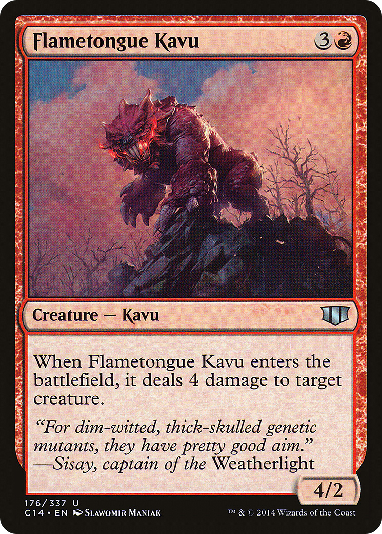 Flametongue Kavu (C14-176)