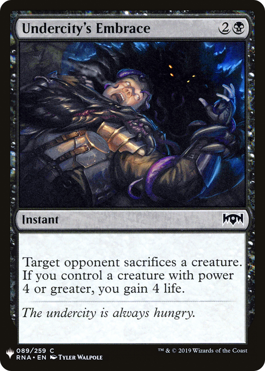 Undercity's Embrace (LIST-RNA-89)