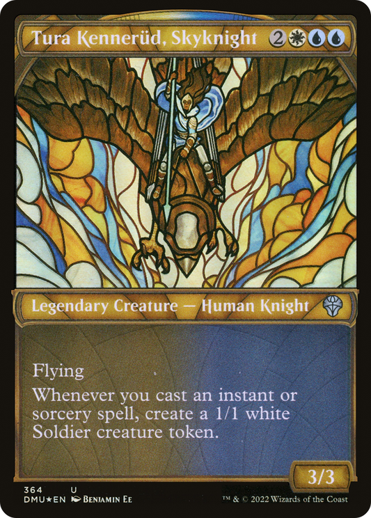 Tura Kennerüd, Skyknight (DMU-364) (Showcase) (Textured Foil)