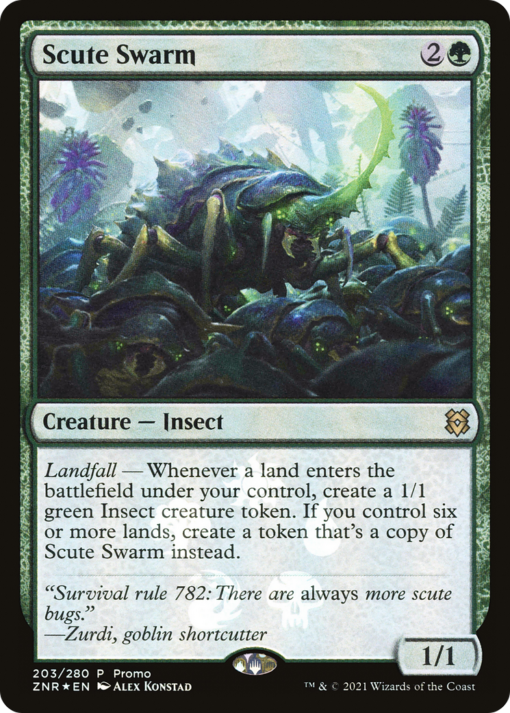 Scute Swarm (MEDIA-203★) (Foil)