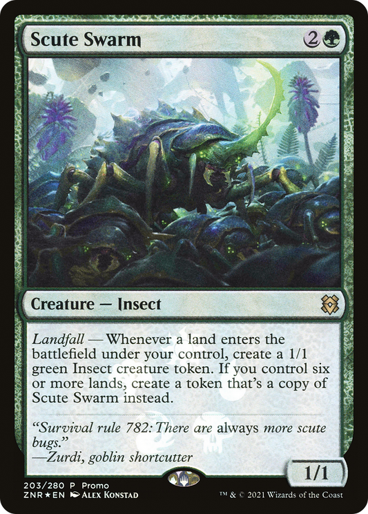 Scute Swarm (MEDIA-203★) (Foil)