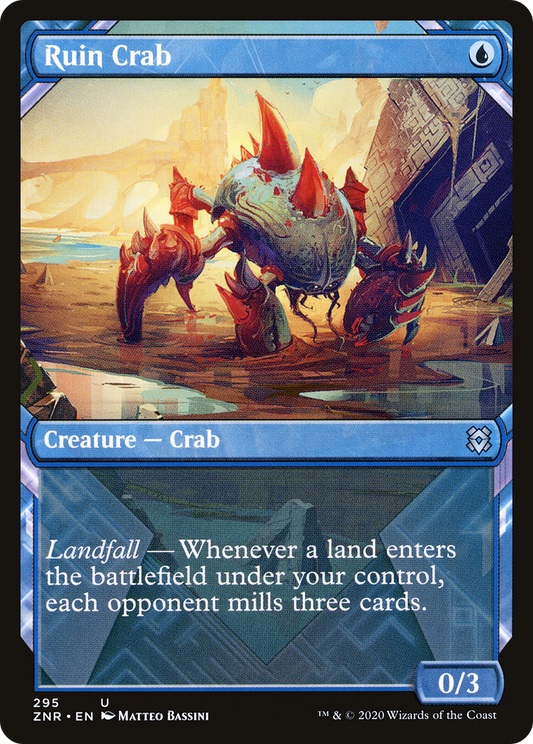 Ruin Crab (ZNR-295) (Showcase) (Foil)