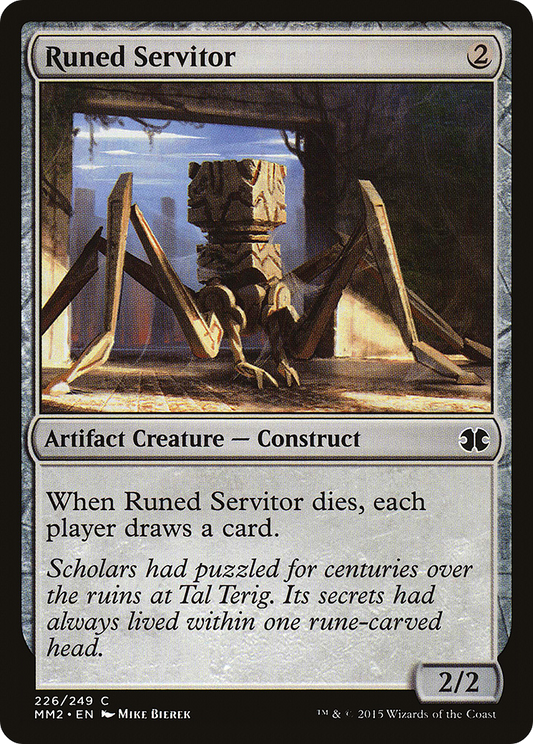 Runed Servitor (MM2-226) (Foil)