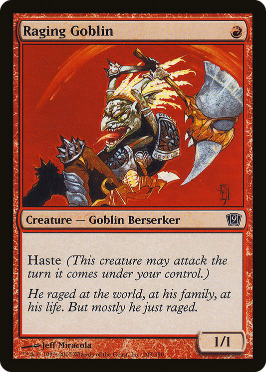 Raging Goblin (9ED-★) (Foil)