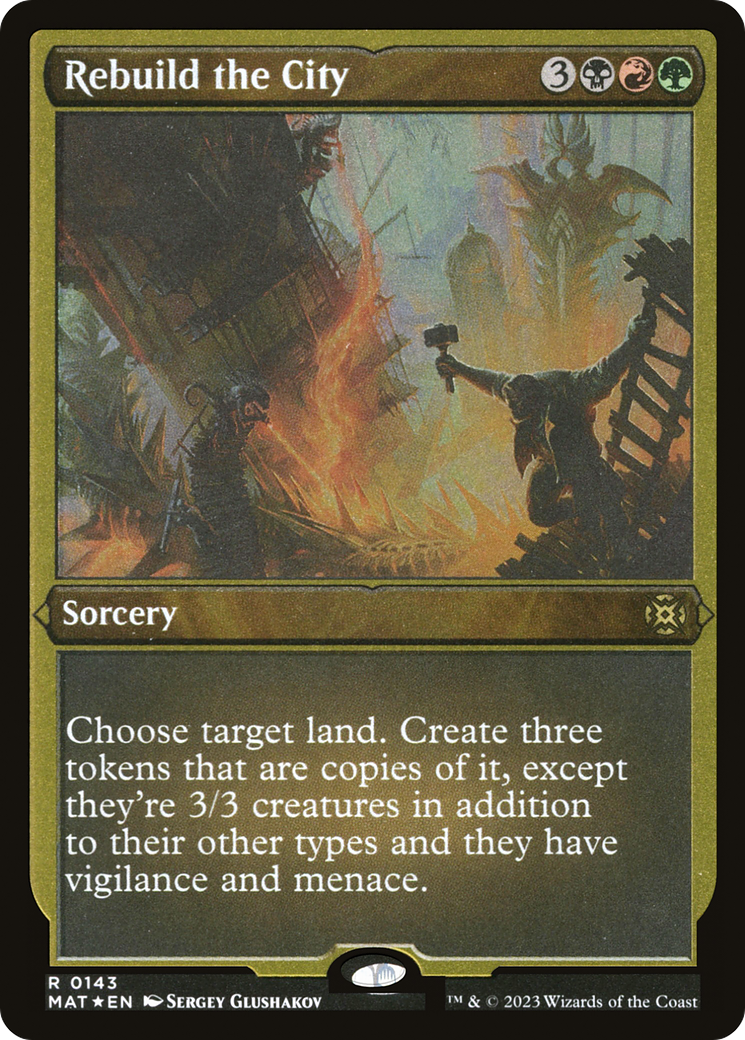 Rebuild the City (MAT-143) (Etched Foil)