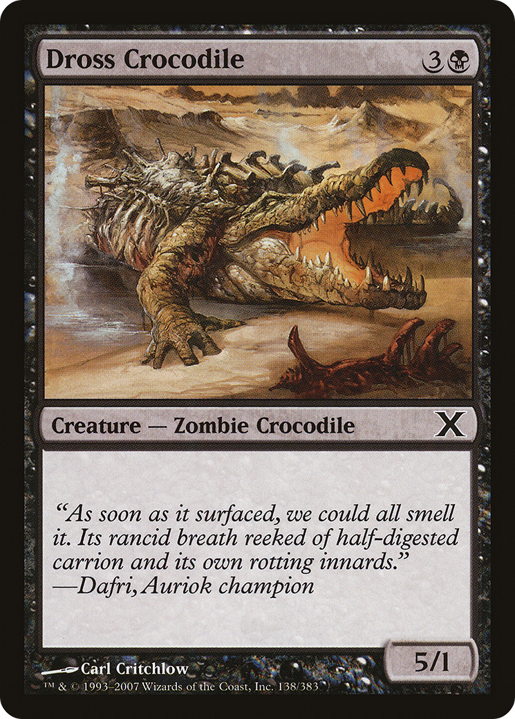 Dross Crocodile (10E-138) (Foil)