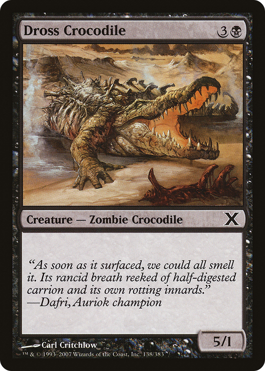 Dross Crocodile (10E-138) (Foil)