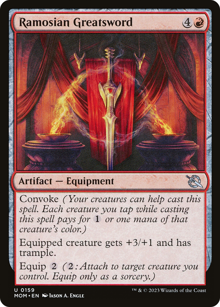 Ramosian Greatsword (MOM-159) (Foil)