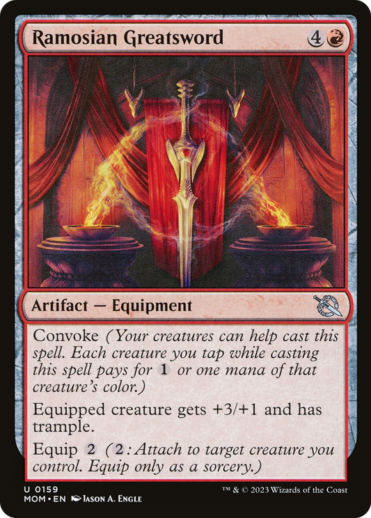 Ramosian Greatsword (MOM-159) (Foil)