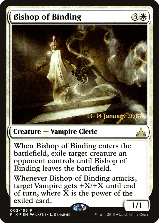 Bishop of Binding (PRE-02S) (Foil)