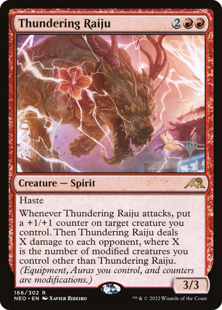 Thundering Raiju (PPNEO-166P) (Foil)