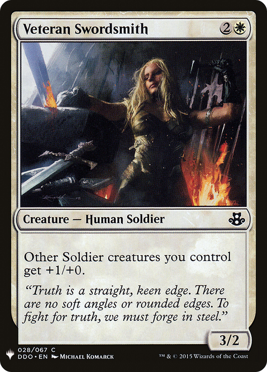 Veteran Swordsmith (LIST-DDO-28)