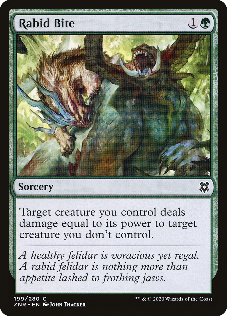 Rabid Bite (ZNR-199) (Foil)