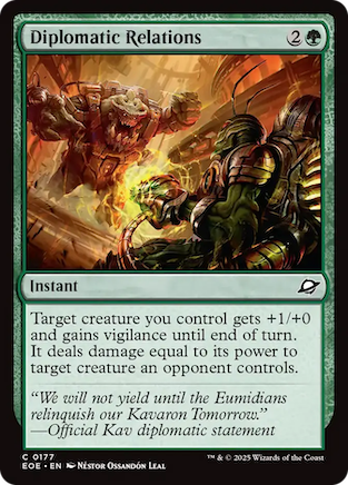 Diplomatic Relations (Errata) (EOE-177†) (Foil)