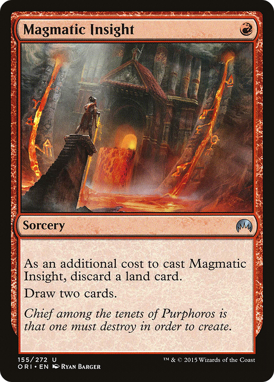 Magmatic Insight (ORI-155) (Foil)