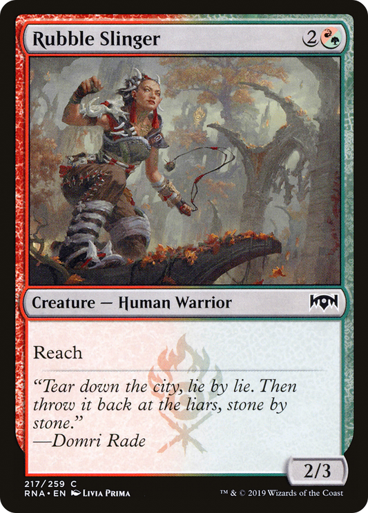 Rubble Slinger (RNA-217) (Foil)
