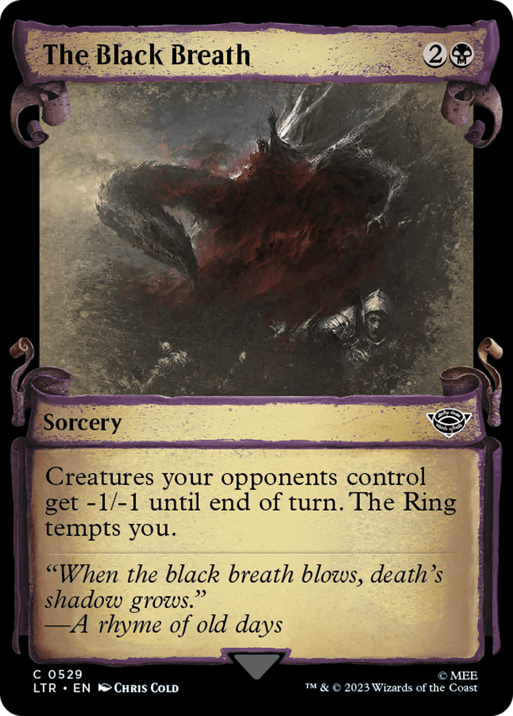 The Black Breath (LTR-529) (Showcase) (Scroll)