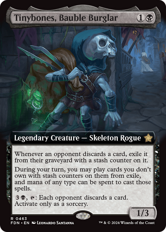 Tinybones, Bauble Burglar (FDN-463) (Extended Art) (Foil)
