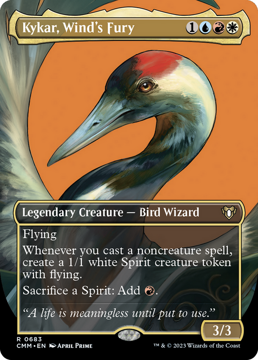 Kykar, Wind's Fury (CMM-683) (Borderless) (Foil)
