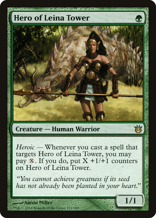 Hero of Leina Tower (BNG-123) (Foil)
