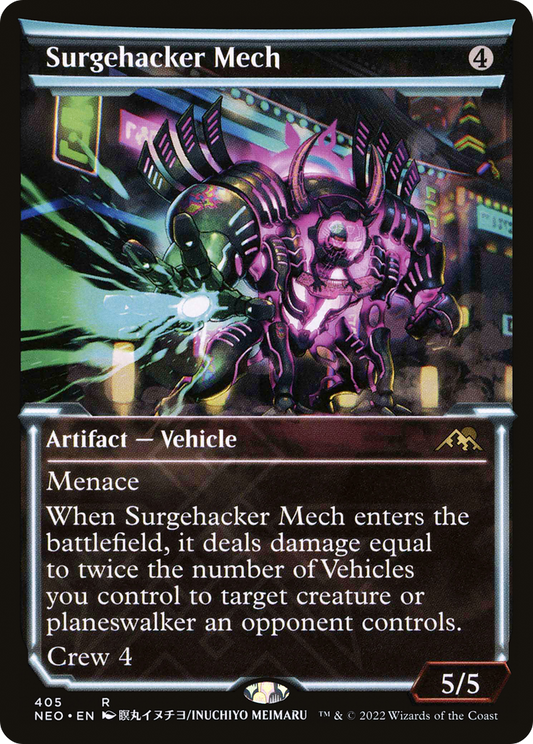 Surgehacker Mech (NEO-405) (Showcase) (Foil)
