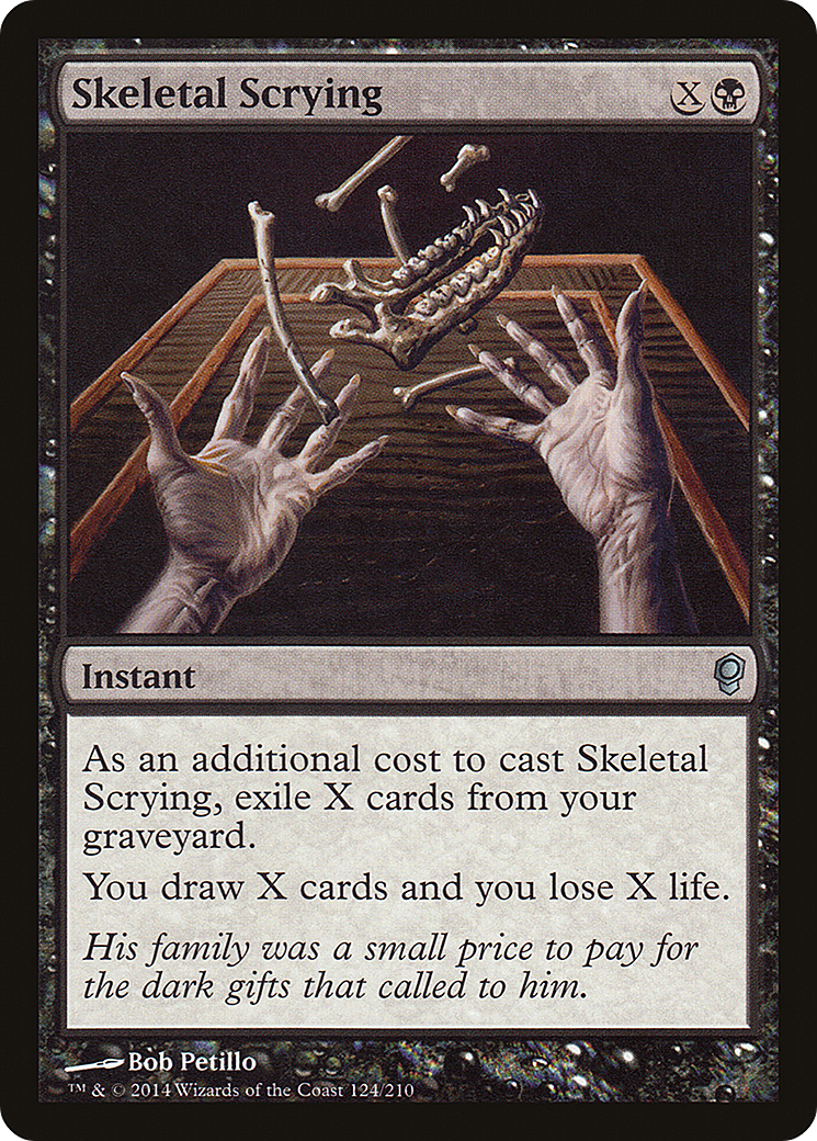 Skeletal Scrying (CNS-124) (Foil)