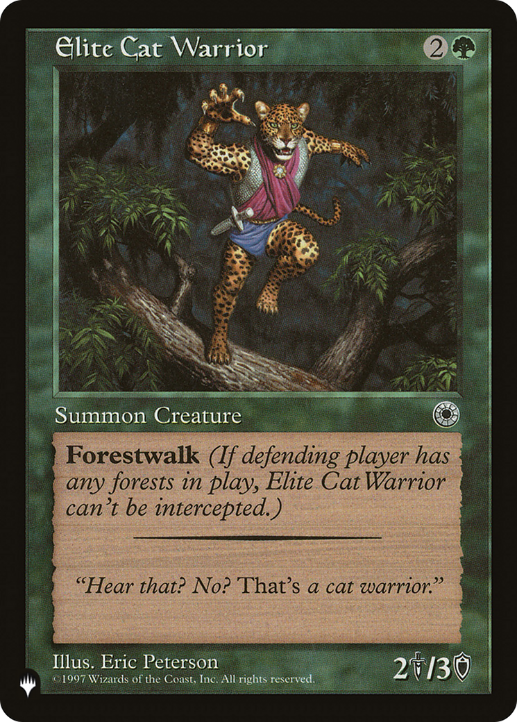 Elite Cat Warrior (LIST-POR-163)