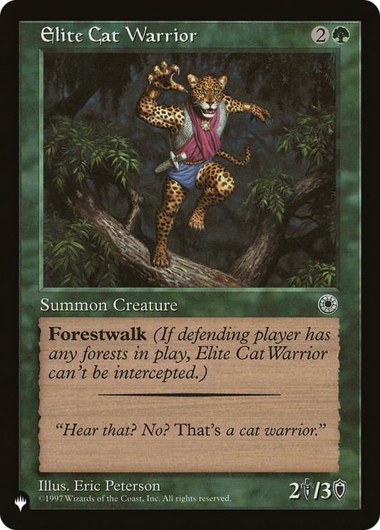Elite Cat Warrior (LIST-POR-163)