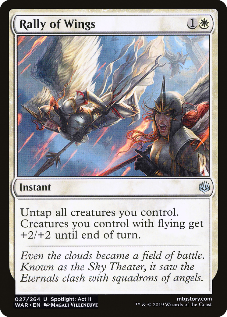 Rally of Wings (WAR-027) (Foil)