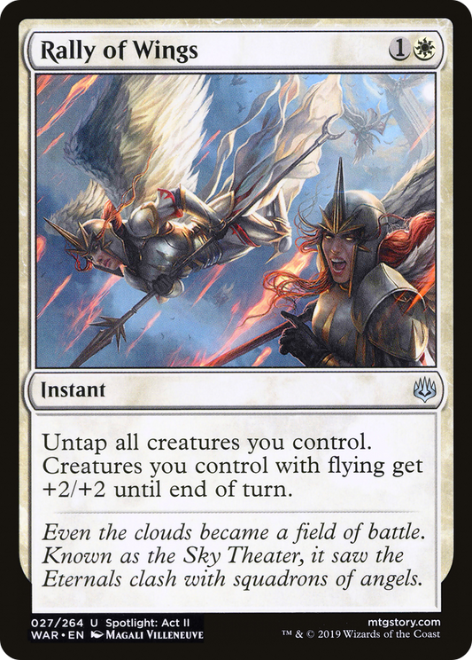 Rally of Wings (WAR-027) (Foil)