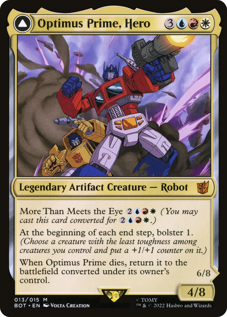Optimus Prime, Hero // Optimus Prime, Autobot Leader (BOT-013)