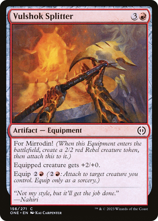 Vulshok Splitter (ONE-156)