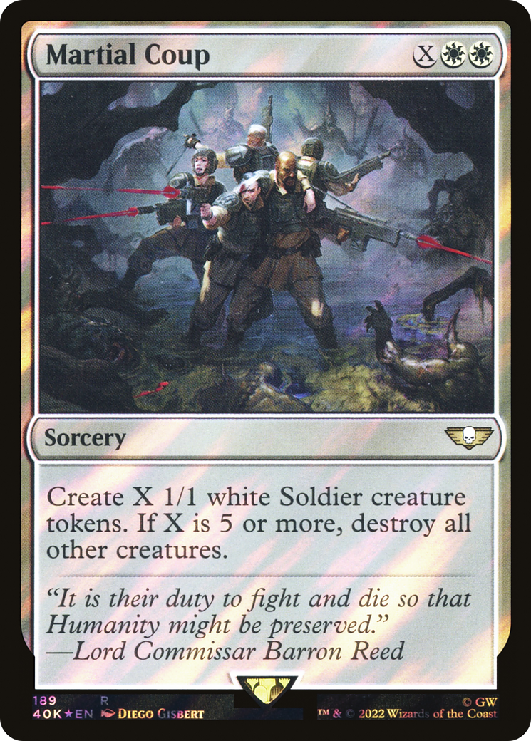Martial Coup (40K-189★) (Surge Foil)