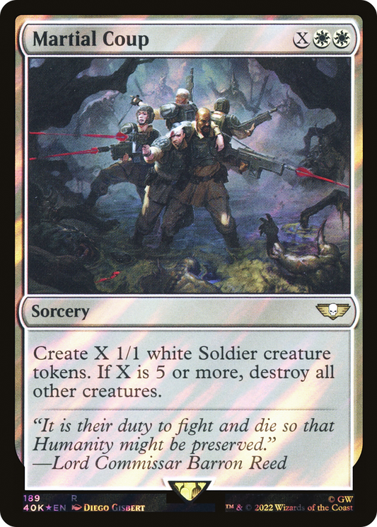 Martial Coup (40K-189★) (Surge Foil)