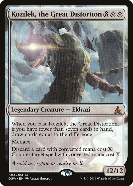 Kozilek, the Great Distortion (OGW-004) (Foil)