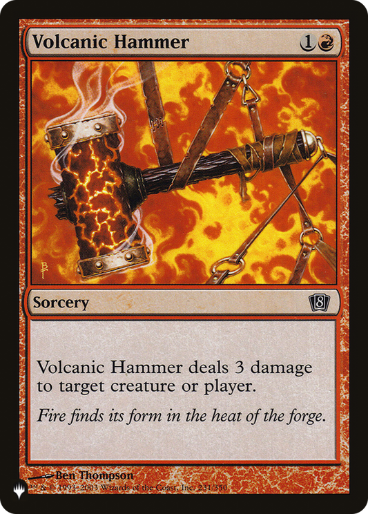 Volcanic Hammer (LIST-8ED-231)