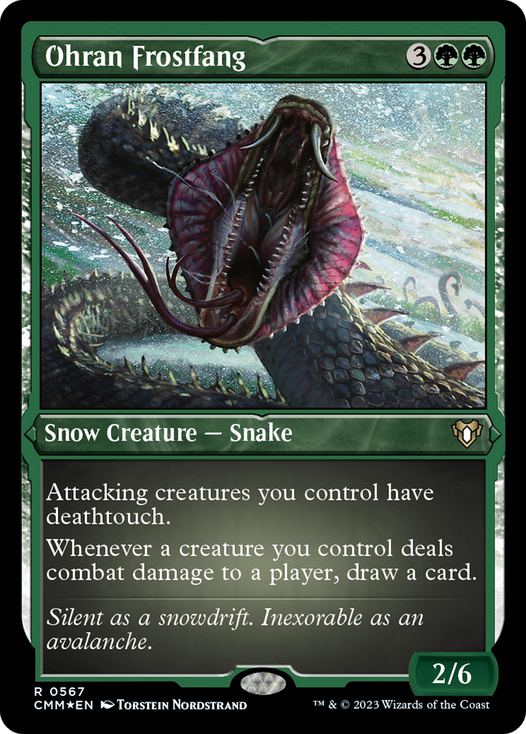 Ohran Frostfang (CMM-567) (Etched Foil)