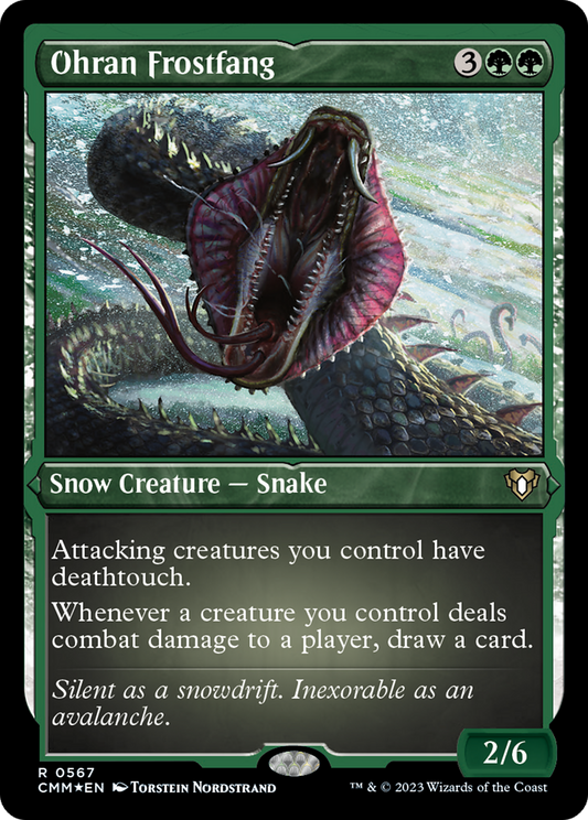 Ohran Frostfang (CMM-567) (Etched Foil)