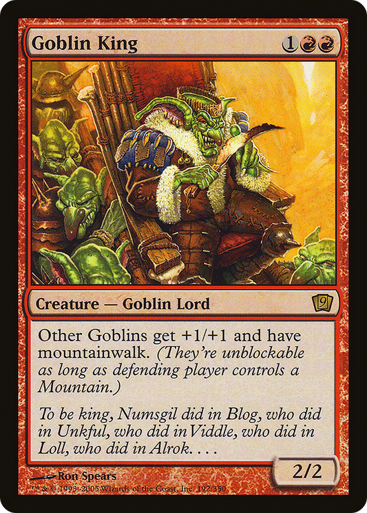 Goblin King (9ED-192★) (Foil)