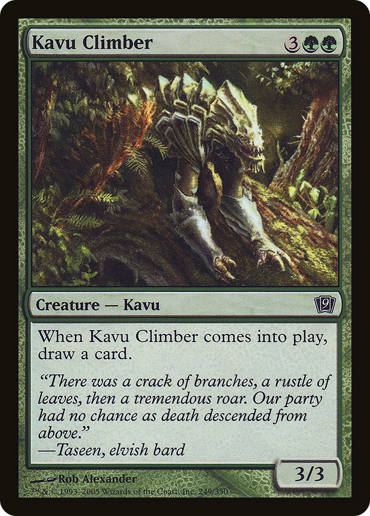 Kavu Climber (9ED-249★) (Foil)