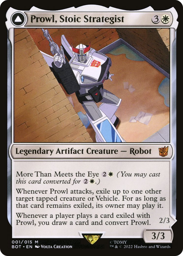 Prowl, Stoic Strategist // Prowl, Pursuit Vehicle (BOT-001)