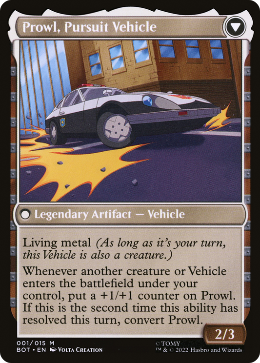 Prowl, Stoic Strategist // Prowl, Pursuit Vehicle (BOT-001) (Foil)