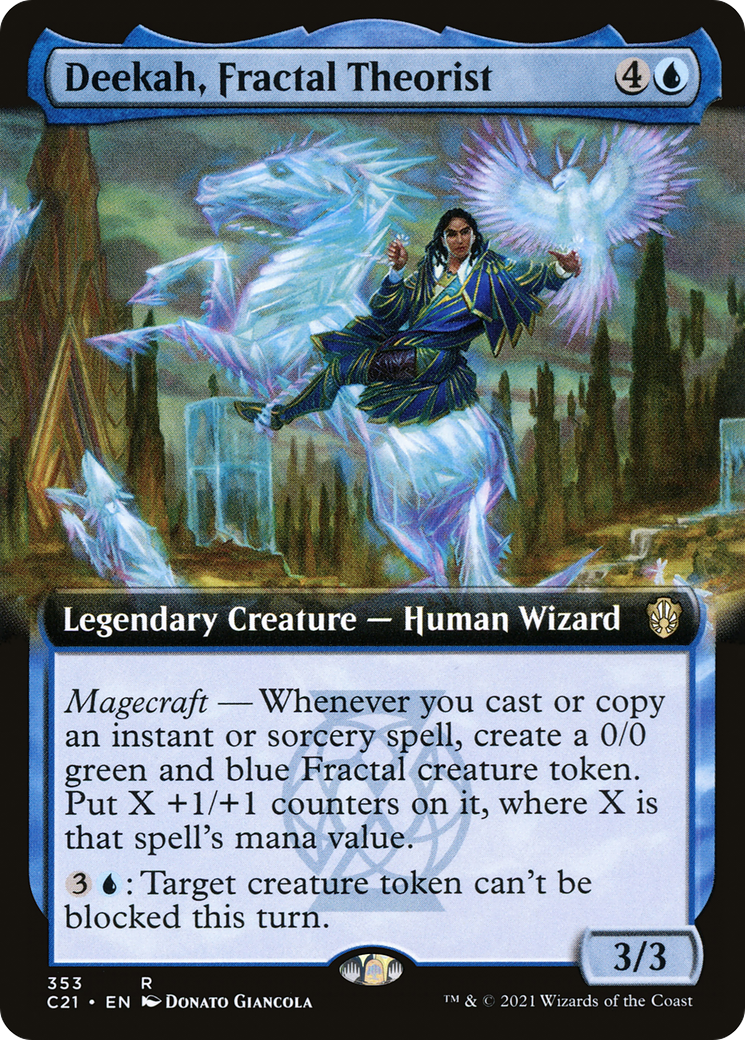 Deekah, Fractal Theorist (C21-353) (Extended Art)