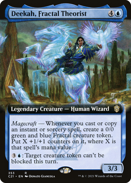 Deekah, Fractal Theorist (C21-353) (Extended Art)
