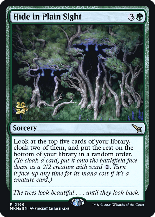 Hide in Plain Sight (PRE-166S) (Foil)