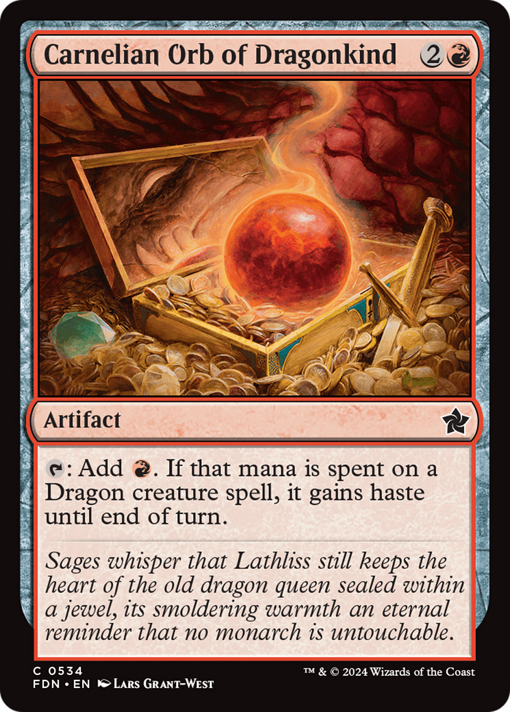 Carnelian Orb of Dragonkind (FDN-534)