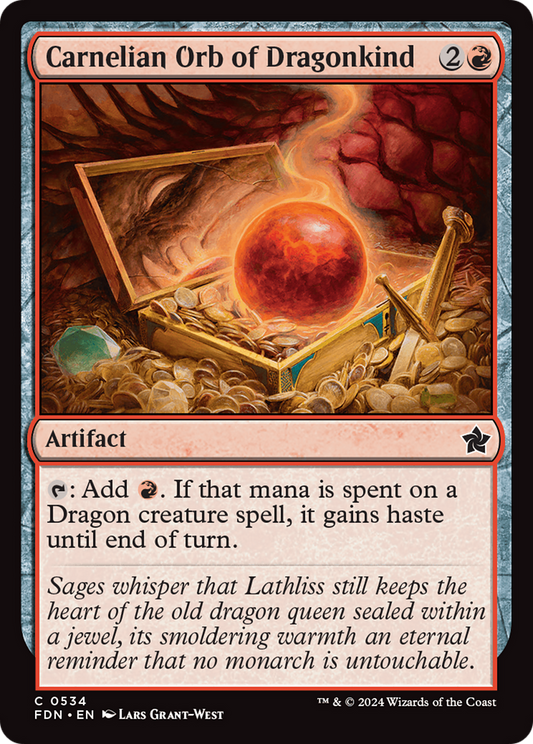 Carnelian Orb of Dragonkind (FDN-534)